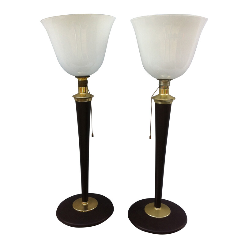 Pair of vintage lamps MAZDA - 1960s