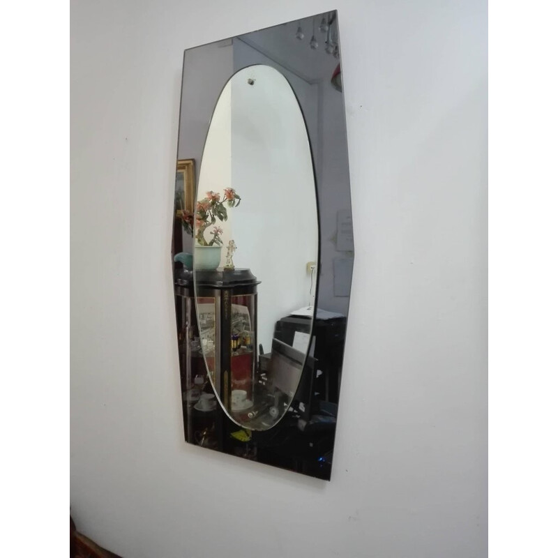 Vintage Italian Beveled Mirror - 1960s