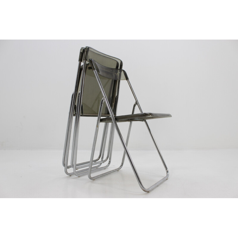 Set of three vintage folding chairs, Sweden - 1970s