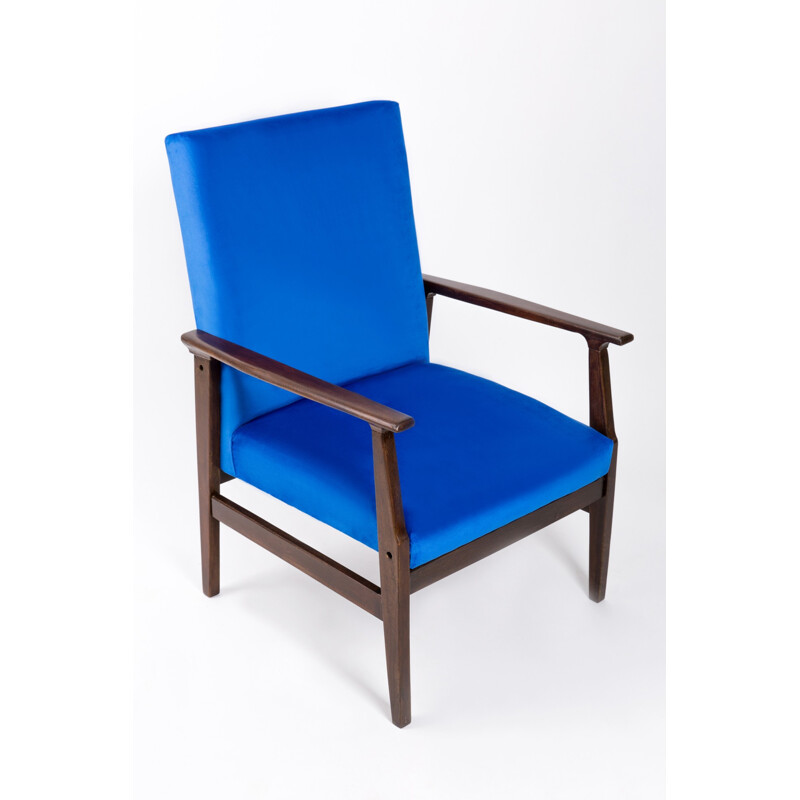 Royal Blue Vintage "B-14 Type" Armchair - 1960s