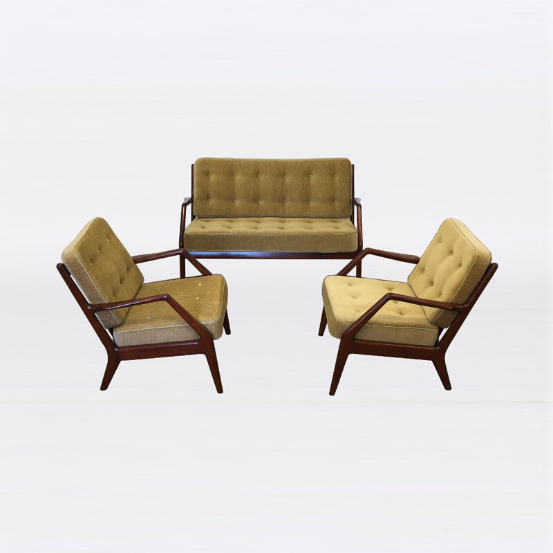 Vintage FD123 living room set by Orla Molgaard-Nielsen - 1940s
