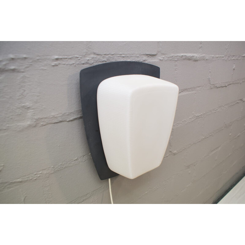 Indoor or Outdoor White wall Light by BEGA - 1950s
