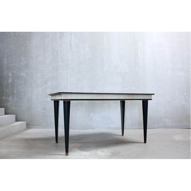 Vintage Hhnd painted dining table by Umberto Mascagni - 1950s
