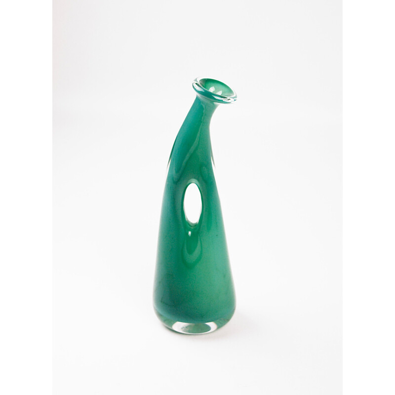 Vintage vase by Forato Fulvio Bianconi for Venini - 1950s