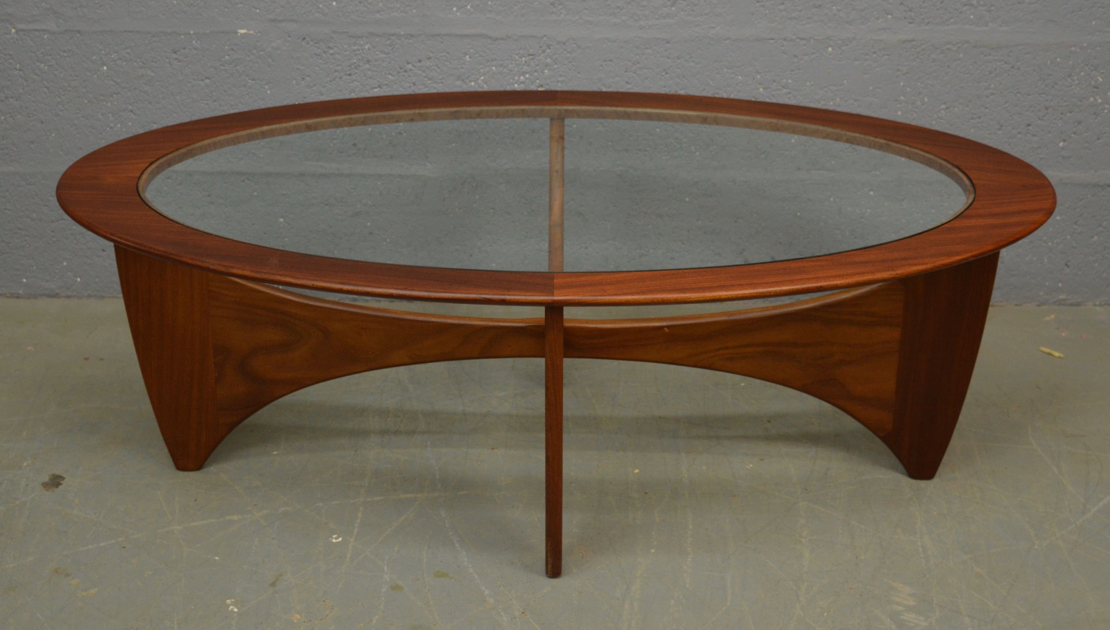 Vintage Oval Teak Astro Coffee Table by G-Plan - Design Market