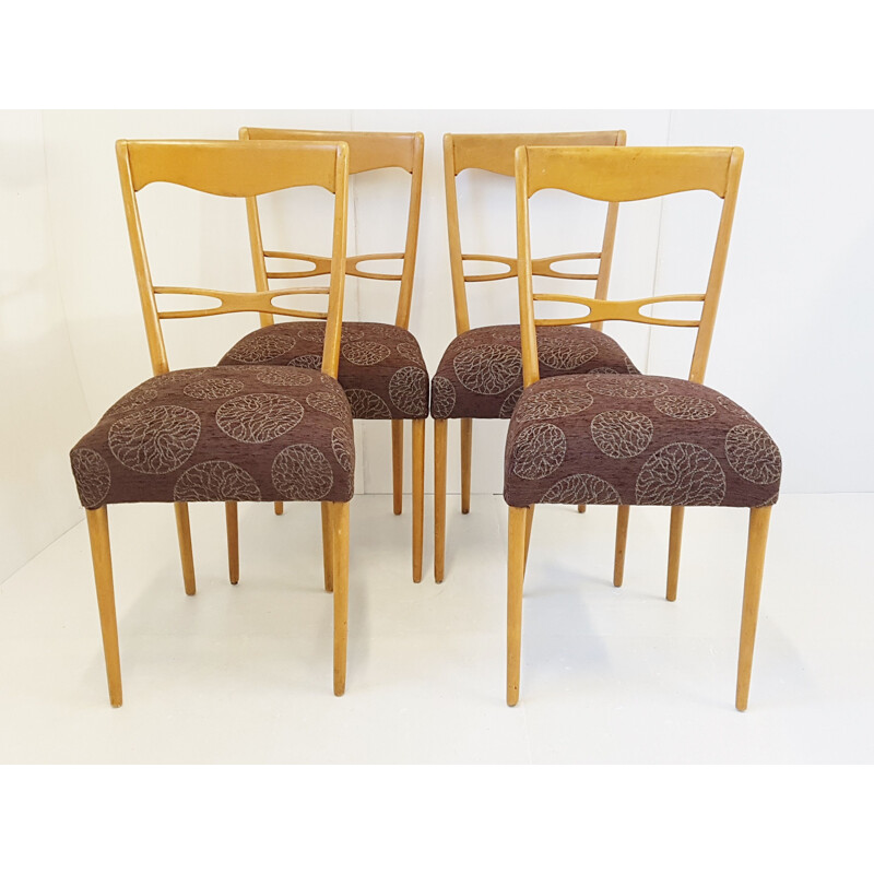 Set of 4 Scandinavian vintage chairs 