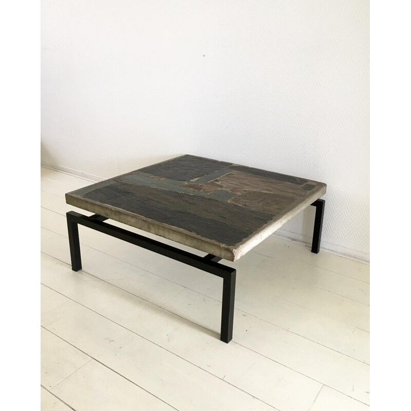 Vintage Dutch coffee table by Paul Kingma