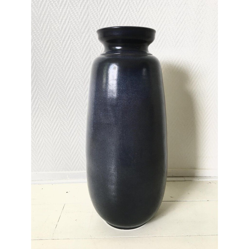 Vintage Vallauris vase in ceramic by Fonck and Mateo 1960