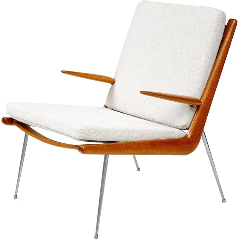 Vintage armchair "Boomerang" by Peter Hvidt & Orla Molgaard-Nielsen