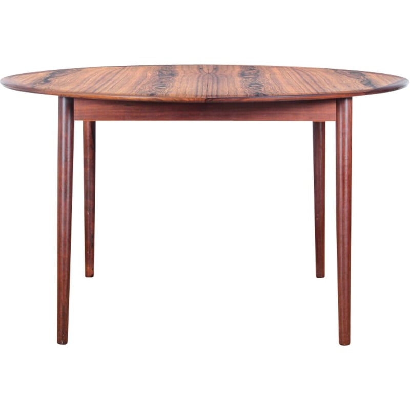 Vintage round table in rosewood