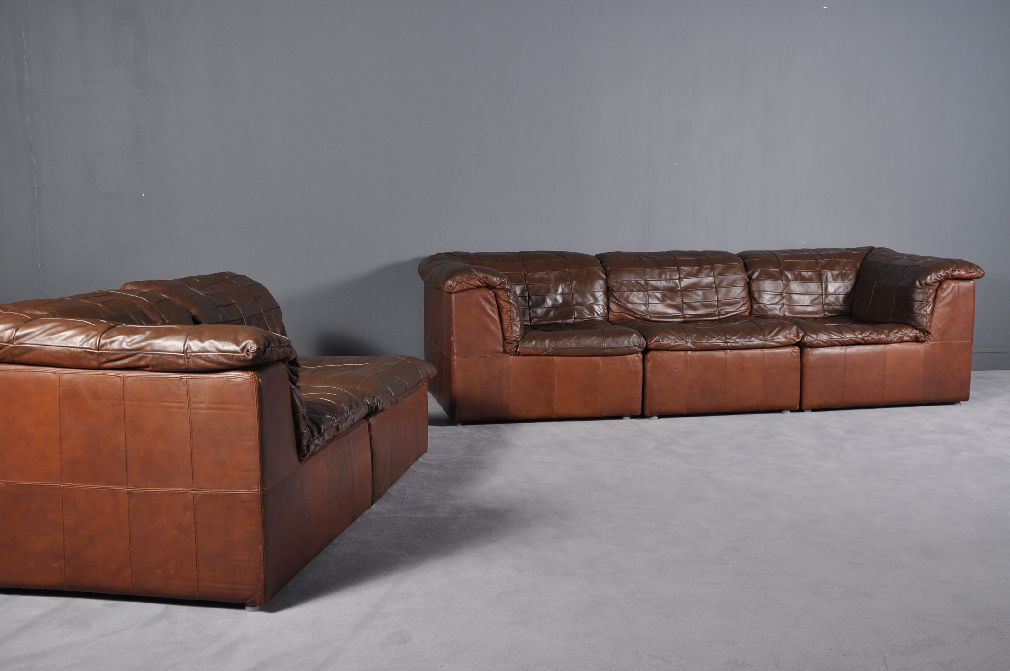 patchwork leather sofa for sale
