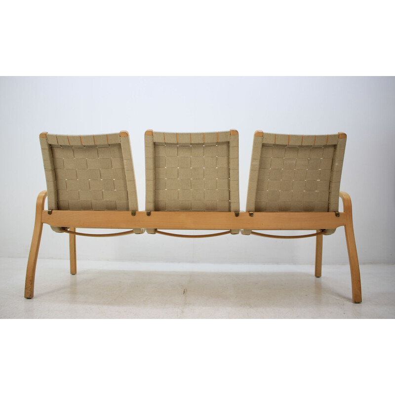 Pair of vintage Swedish 3-seater sofas