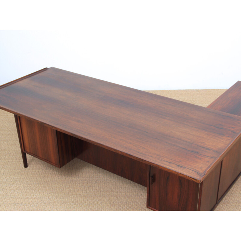 Executive desk in Rio rosewood by Arne Vodder