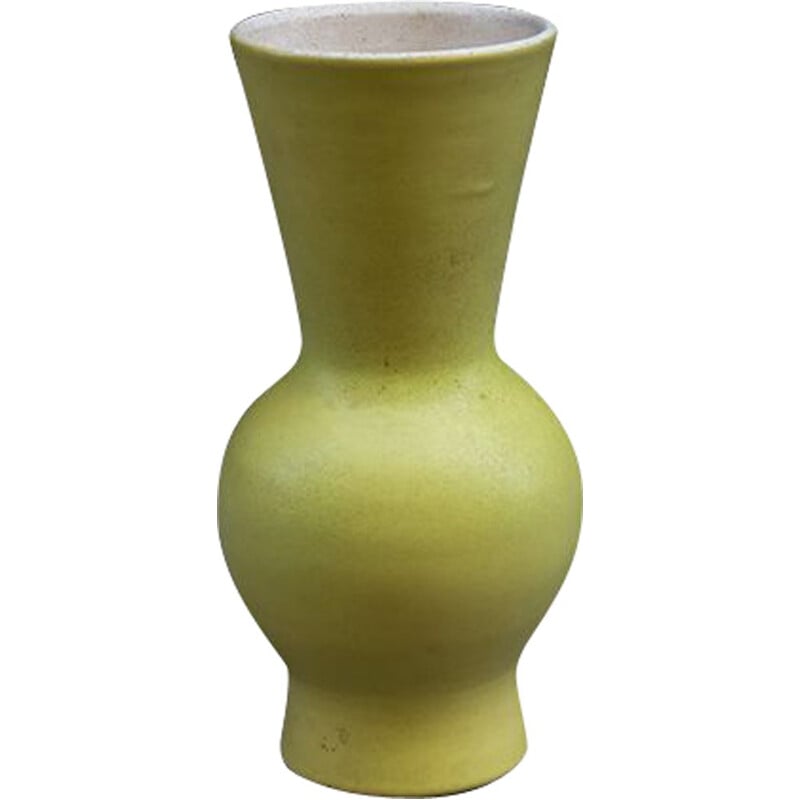 Vintage vase in ceramic by Pol Chambost