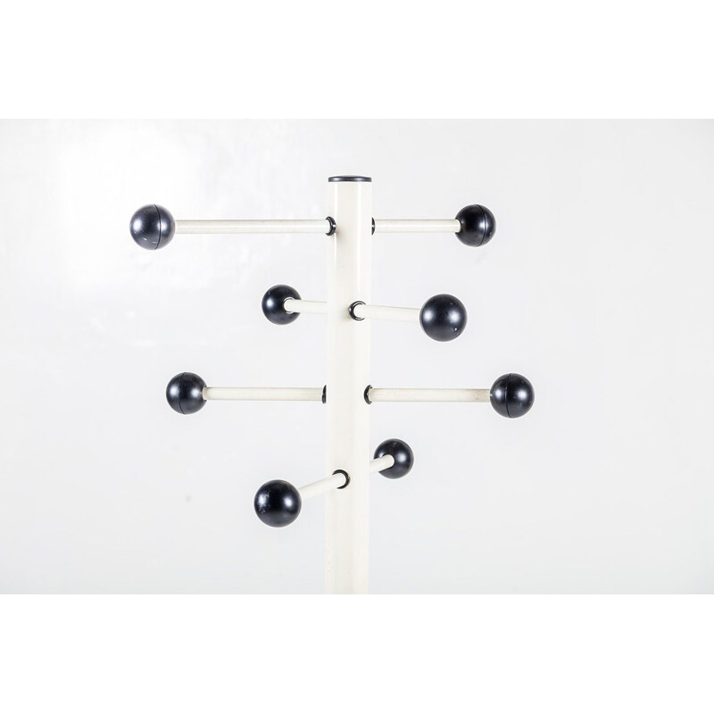 Vintage black and white coat rack from Artifort