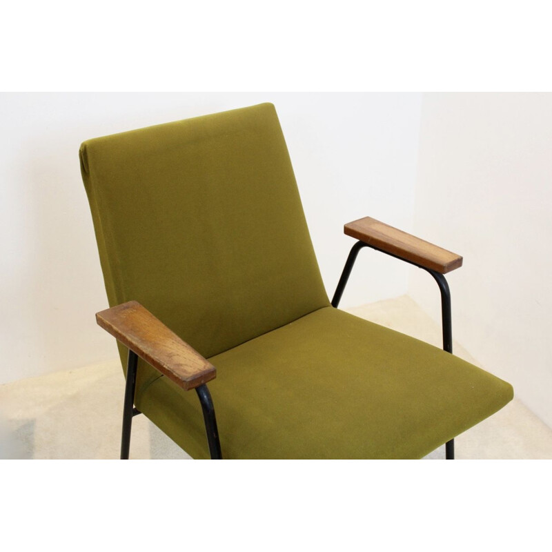 Vintage armchair by Pierre Guariche for Meurop Belgium 1960s