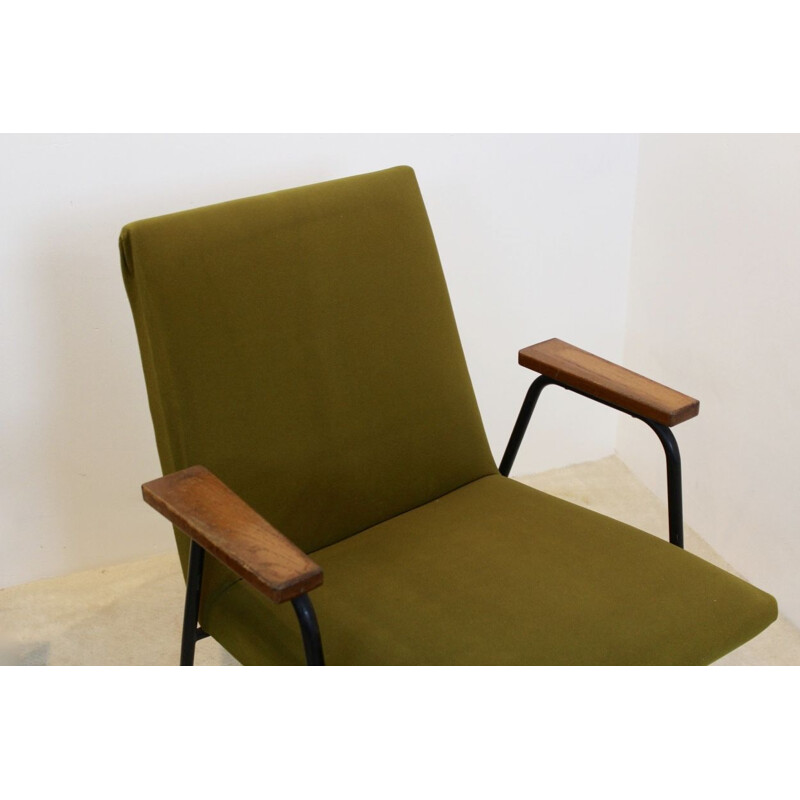 Vintage armchair by Pierre Guariche for Meurop Belgium 1960s