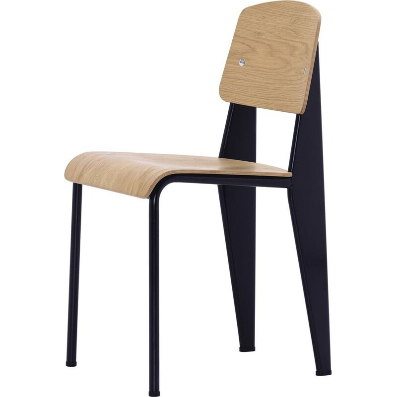 "Chaises Standard" dining chair by Jean Prouvé for VITRA
