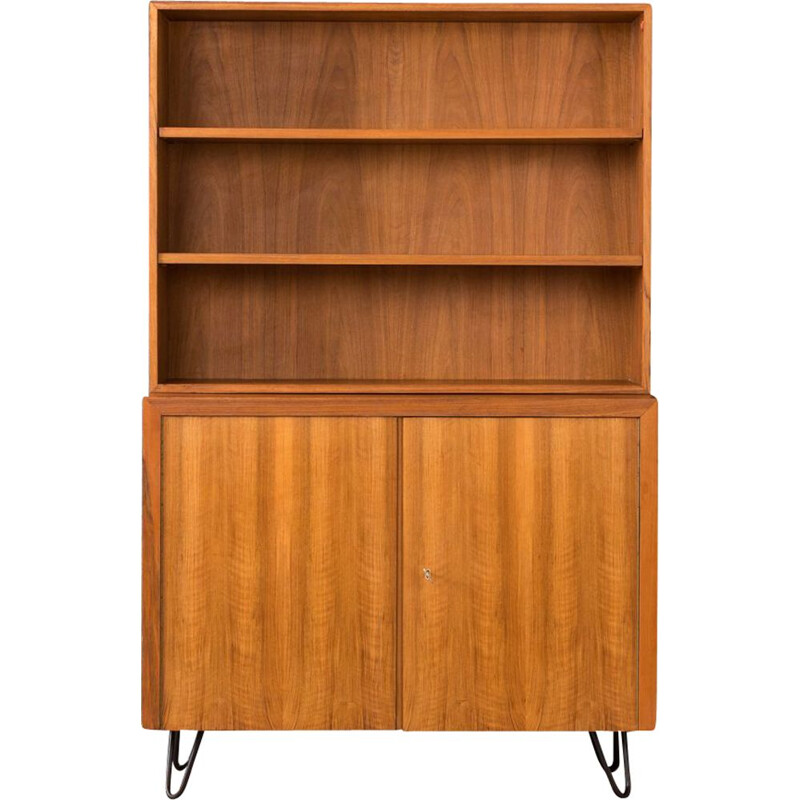 Vintage walnut cabinet by Musterring 1950s