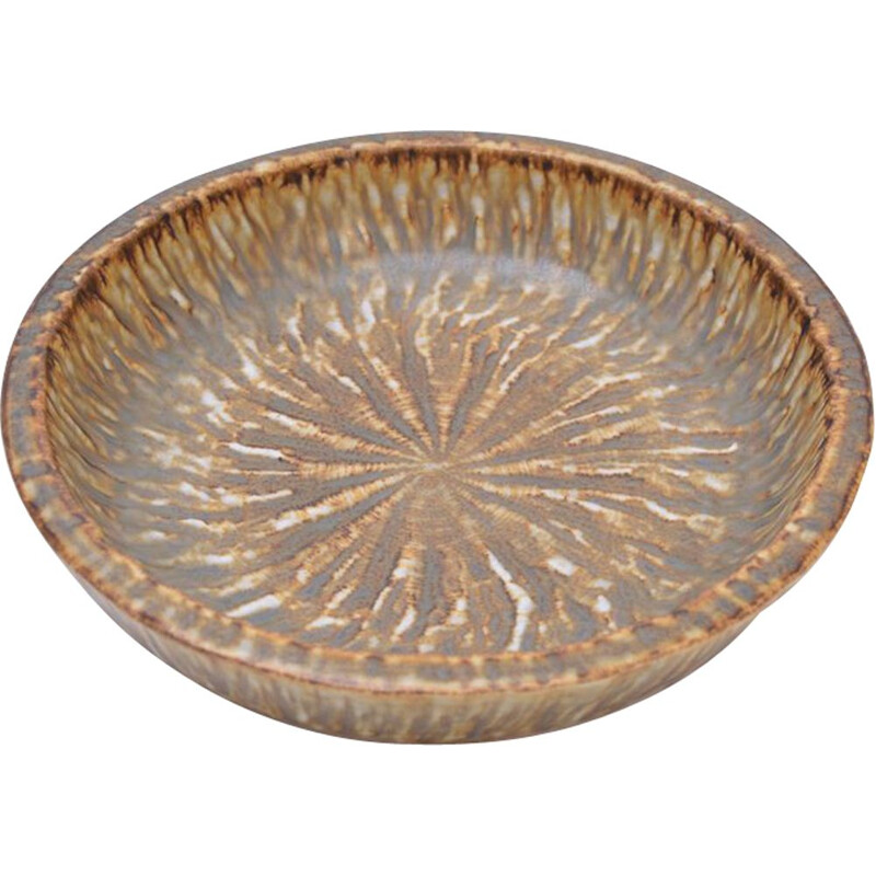 Vintage stoneware bowl by Gunnar Nylund for Rörstrand