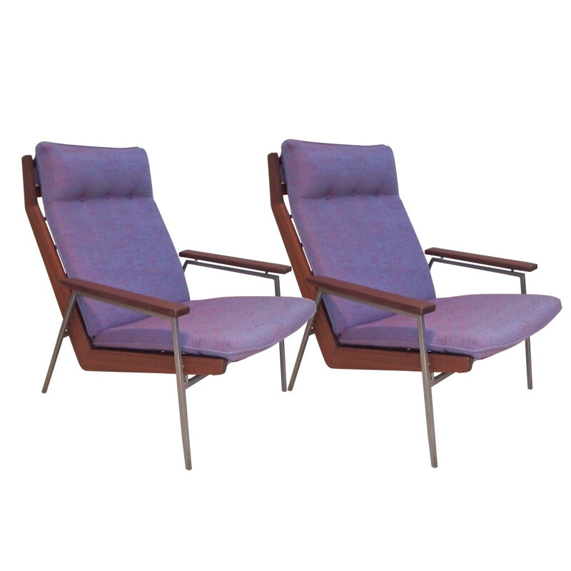 Pair of armchairs "Lotus", Rob BYRY - 1960s