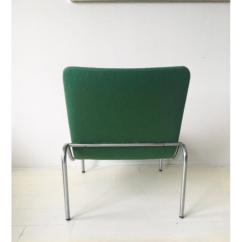 Vintage Green Tubular armchair model 703 by Kho Liang Ie for Stabin Holland  1968