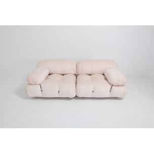 Vintage Camaleonda sofa in pink velvet by Mario Bellini for C&B, Italy 1970