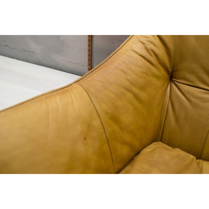 Vintage 2-Seat Leather Sofa Denver by Gerard Van Den Berg for Montis, 1970s