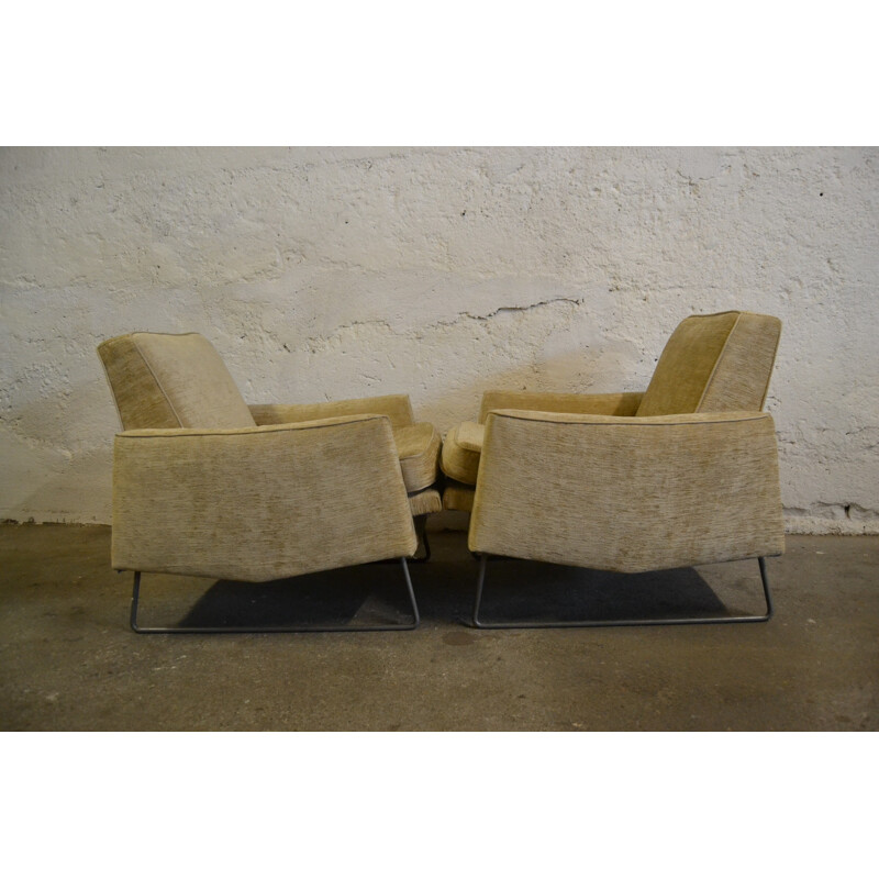 Pair of armchairs "Prelude", Louis PAOLOZZI - 1960s