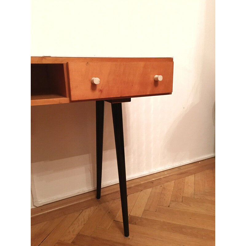 Vintage desk or dressing table by Mojmir Pozar for UP Zavody