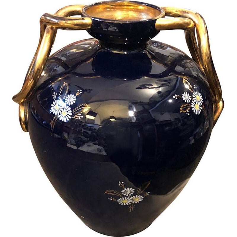 Vintage Italian ceramic vase by Saca, 1960