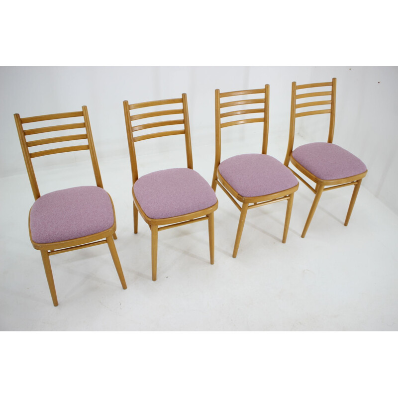 Set Of 4 Vintage Dining Chairs By, Vintage Dining Chairs Set Of 4