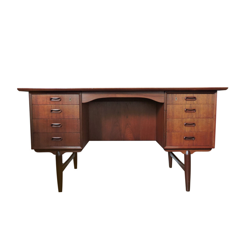 Vintage danish teak desk, 1960