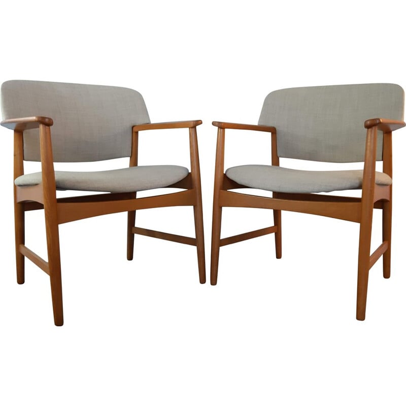 Pair of Vintage Chairs by Comfort from Larsen & Madsen, 1950s