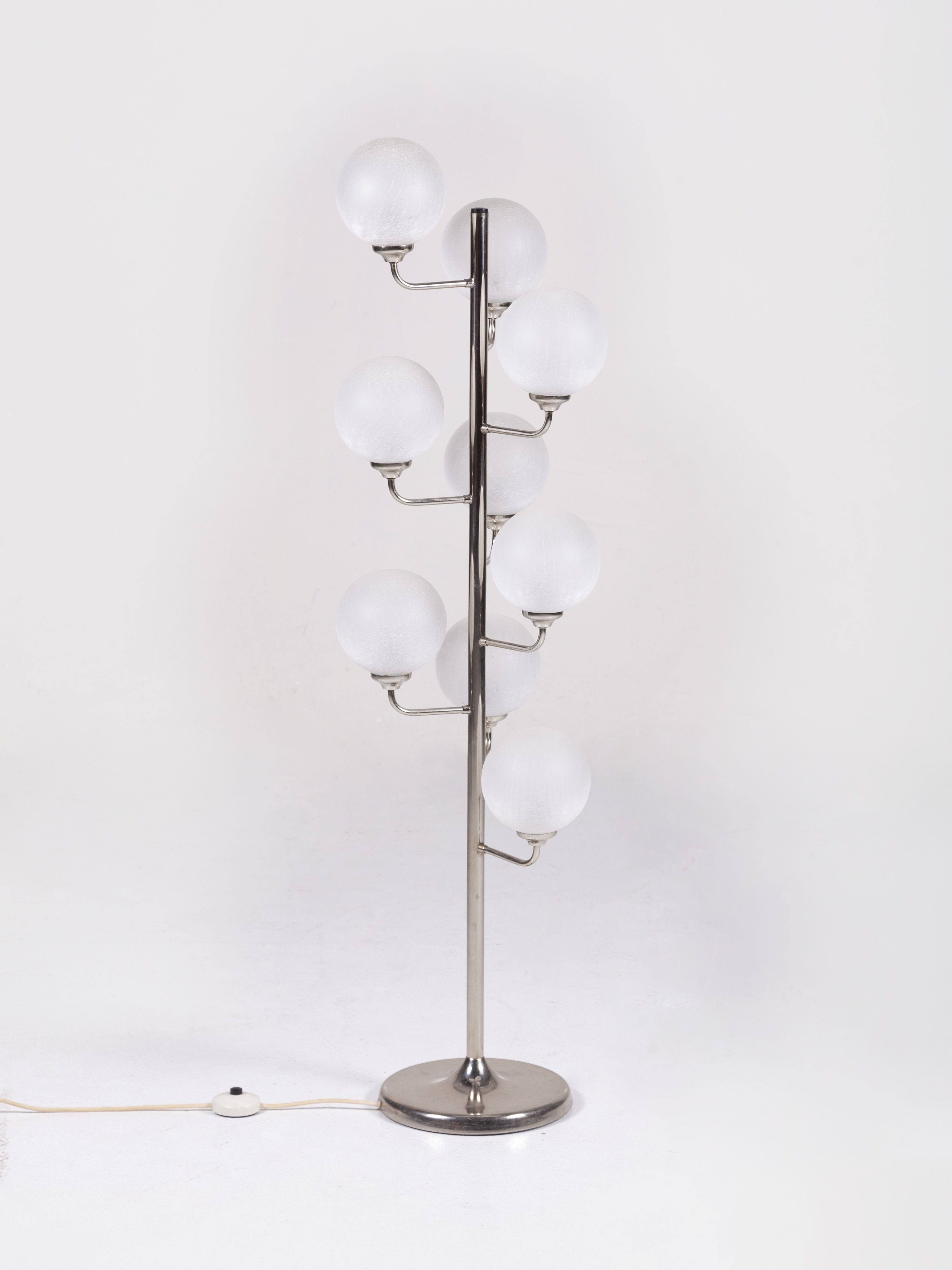 Space Age Glass Vintage Floor Lamp From Pako 1960s Design Market