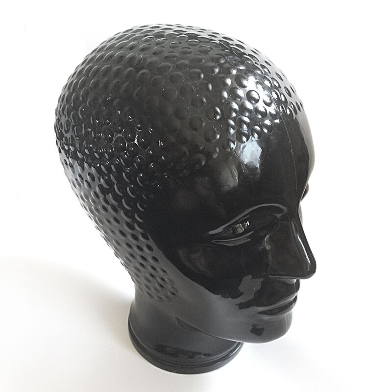Vintage glass head by Atelier Fornasetti, 1960s